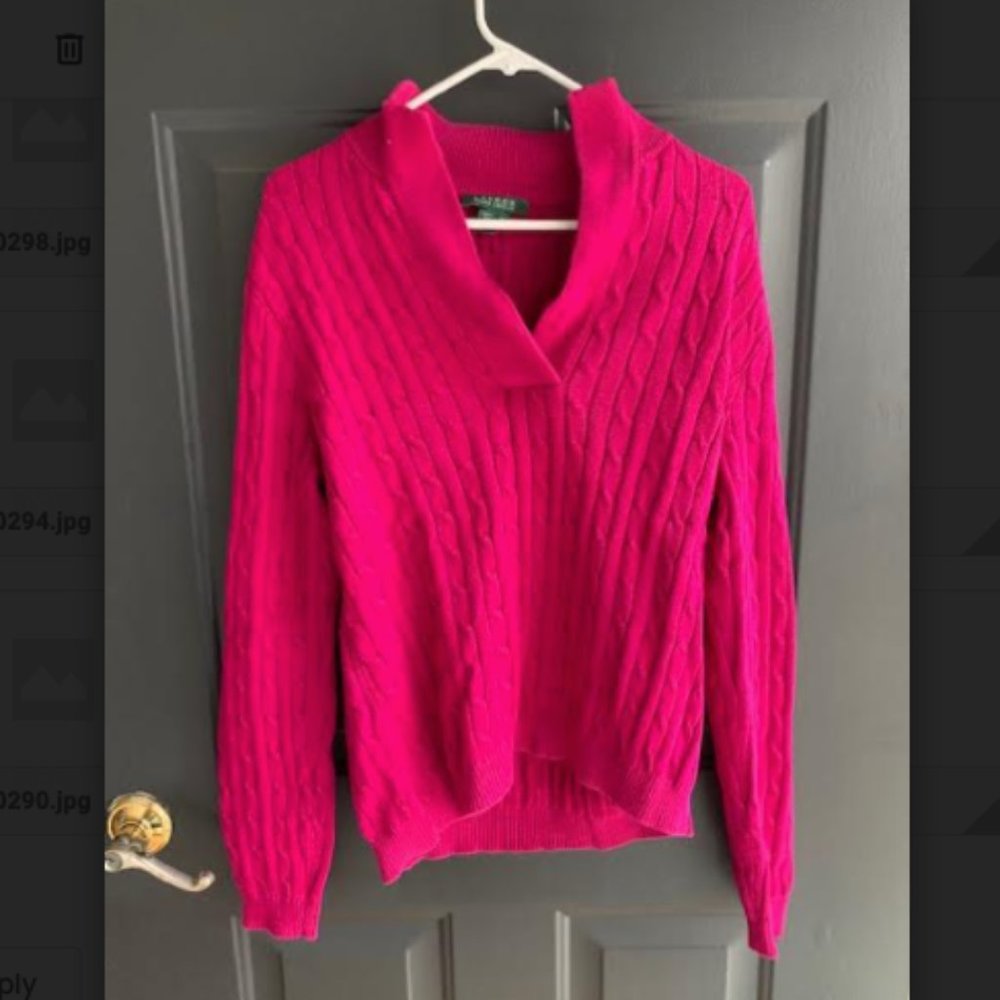 Pink Ralph Lauren Sweater